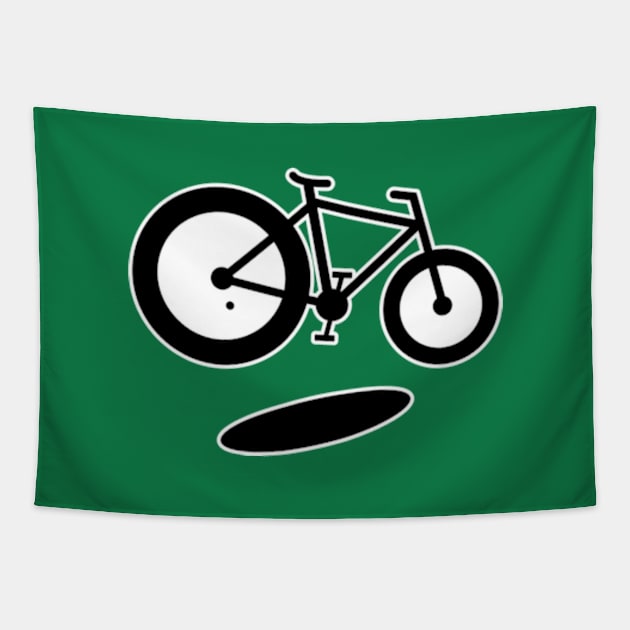 Tipsy Bike Tapestry by hilariouslyserious