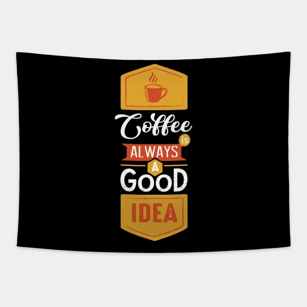 Coffee Lover Tapestry by Saldi