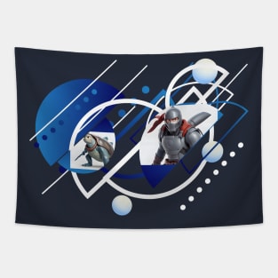 Astract geometric design Tapestry