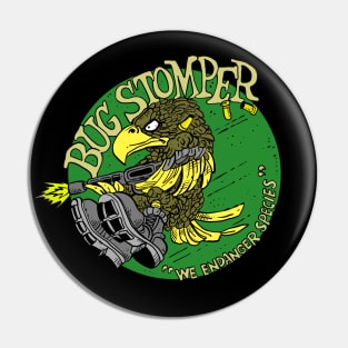 green xenomorph  stomper Pin