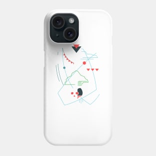 Hand drawn illustration or drawing of Jesus Christ and disciples at Emaus Phone Case