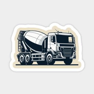 Concrete Mixer Truck Magnet