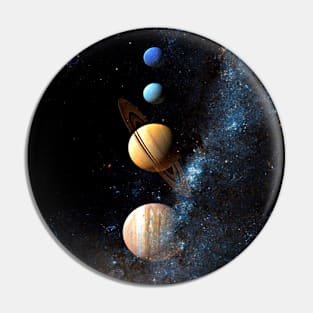 The Solar System Pin