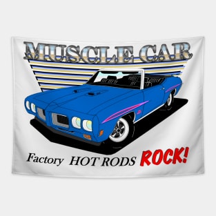 70 GTO Judge Convertible - Muscle Car Tapestry