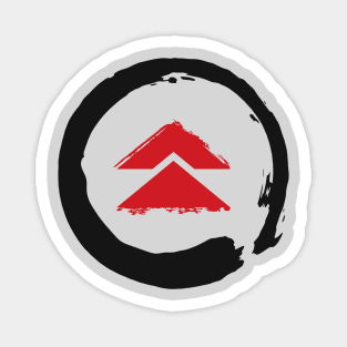 Samurai Ghost Logo Magnet