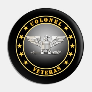 Army - Colonel Veteran Pin