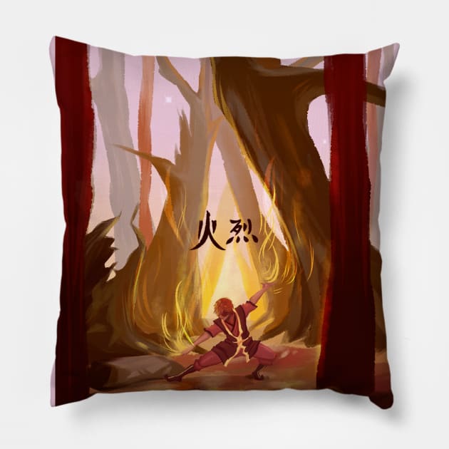 Prince Zuko: Fire Pillow by snasydazzy