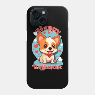 Happy Valentines Puppy Phone Case