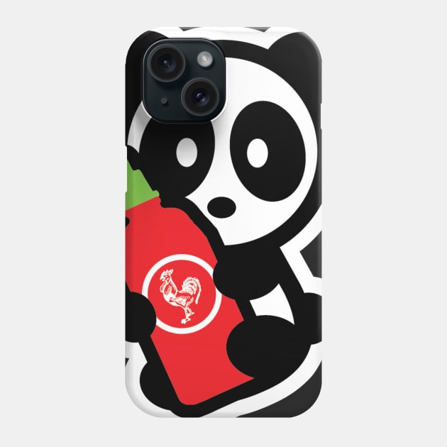 Panda Bambu Brand Hot Chili Sauce Bottle Vietnamese Pho Noodle Noods Asian Bomb Delicious Fire Emoji Phone Case by Bambu