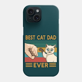 Best Cat Dad Ever Fist Bump Phone Case