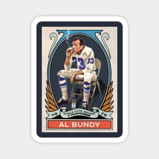 Al Bundy Polk High Football Trading Card Magnet