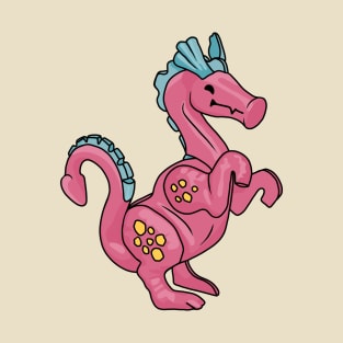 Friendly Pink Little People Dragon T-Shirt