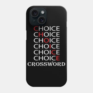 secret crossword clue, choice crossword, ousters crossword, openings crossword clue, rotter crossword clue Phone Case