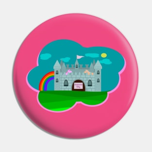 Unicorn Castle Pin