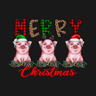 Christmas Pigs T-Shirt