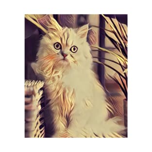 Person Cat Pet Photo T-Shirt