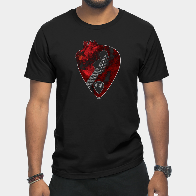 Discover Guitar Player's Heart - Guitar Player - T-Shirt