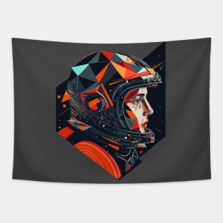 Geometric Astronaut No. 1 Tapestry