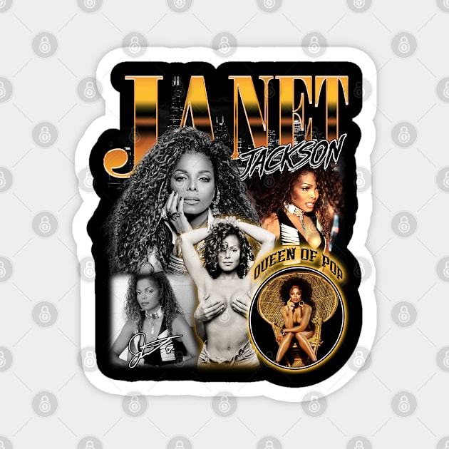 Janet Jackson Vintage Tour Concert Magnet by Evergreen Daily