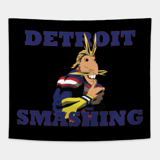 Detroit Smashing My Hero Academia All Might Tapestry Teepublic