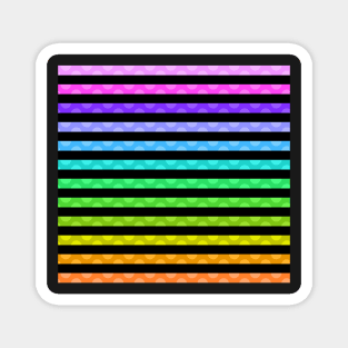 dotted rainbow Magnet