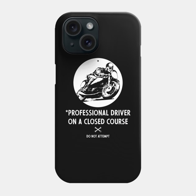 closed course Phone Case by Kingrocker Clothing