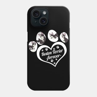 Boston Terrier forever dog lover Phone Case