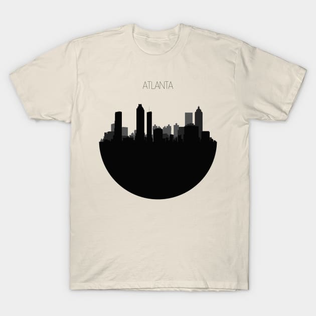 Vintage Atlanta Baseball Retro City Skyline Unisex T-shirt 