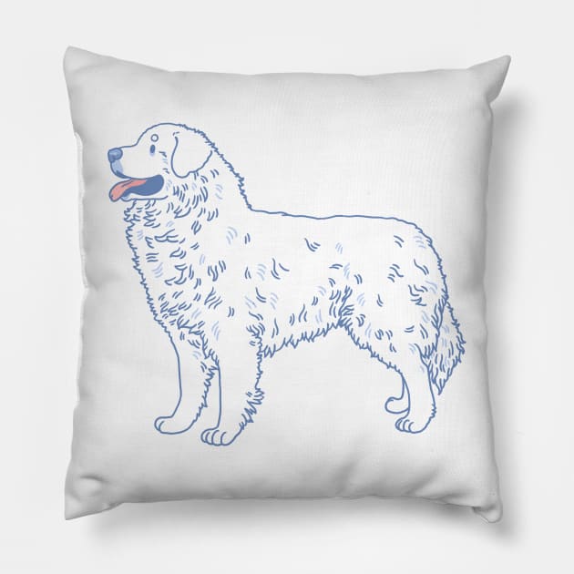 Great Pyrenees Pillow by Csieben