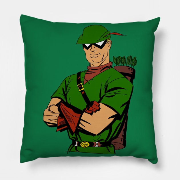 The Green Arrow Pillow by pinxtizzle