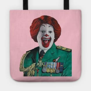 Ronald Mcdonald Painting | American Ronny | Ronald Mcdonald Parody Oil Painting | Apocalypse Pop Art Tote