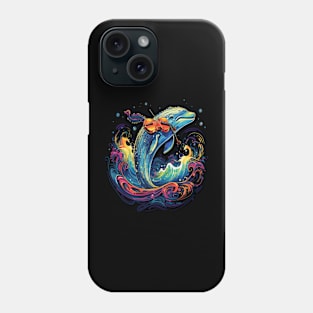 Whale Playing Violin Phone Case