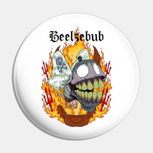 Beelzebub Lord of the Flies - Occult Insect Demon - Demonology Infernal Bug Gift Pin