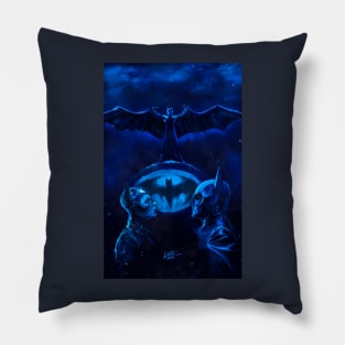 The Bat & The Cat Pillow