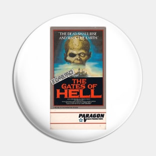Gates of Hell VHS box art Pin