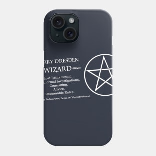 Dresden Files - Harry's Card Phone Case