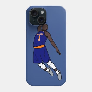 Dennis Smith Jr Dunk - New York Knicks Phone Case