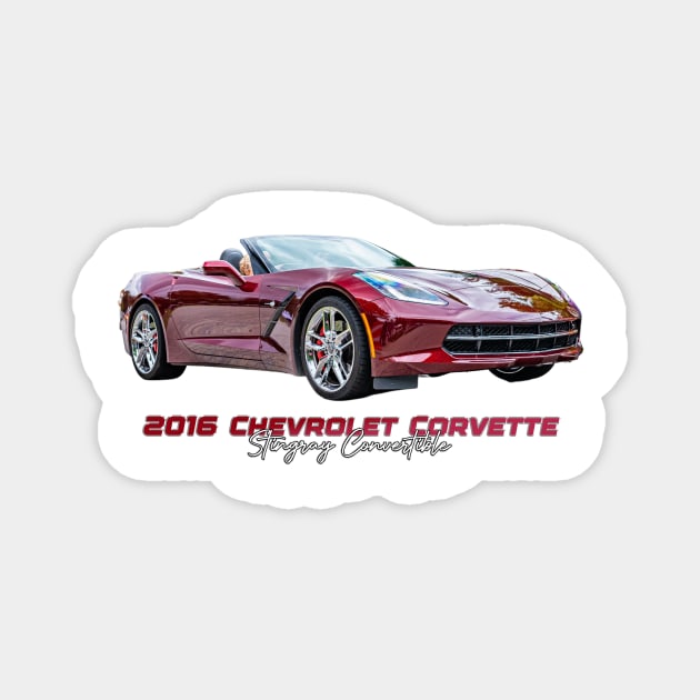 2016 Chevrolet Corvette Stingray Convertible Magnet by Gestalt Imagery
