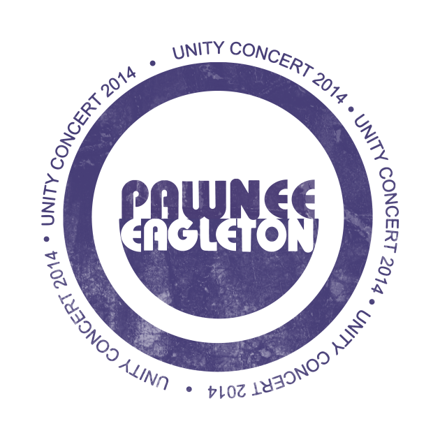 Discover Pawnee eagleton unity concert 2014 - Parks And Rec - T-Shirt