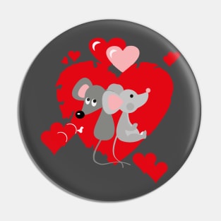 Mice and love Pin