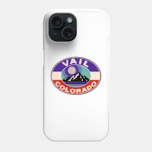 Ski Vail Colorado Skiing Winter Sports Snowboarding Vintage Style Phone Case