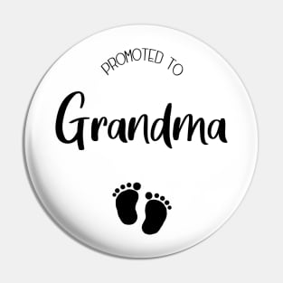 Promoted to Grandma | Grandmother Pin