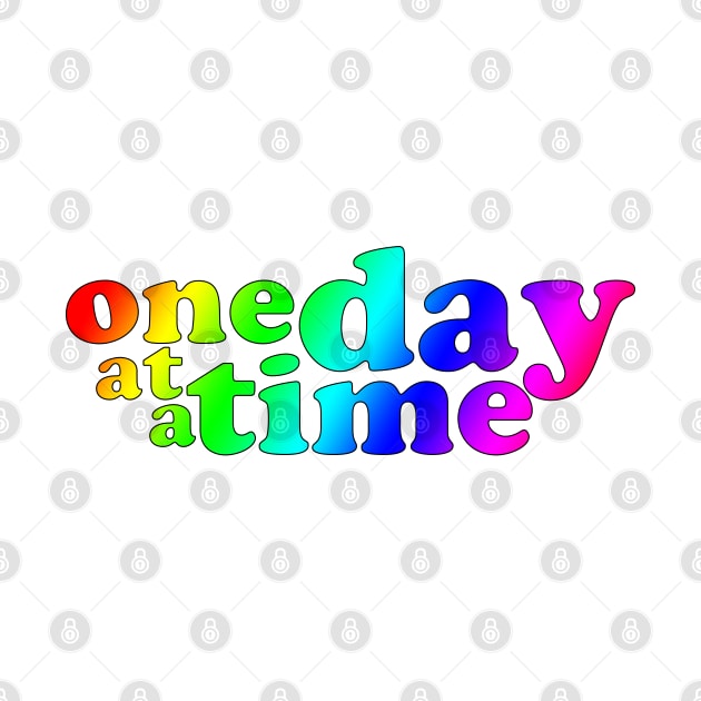 One Day at a Time - Title Logo Design Rainbow LGBT by Everyday Inspiration
