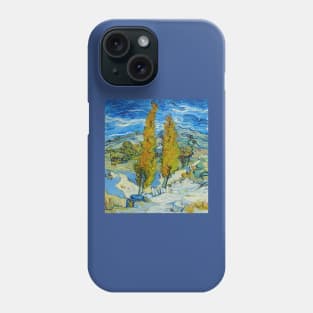 "Two Poplars" Vincent van Gogh Phone Case