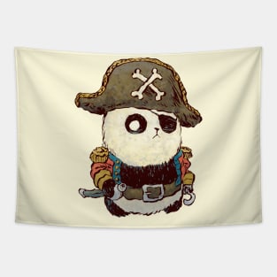 Panda Pirate Tapestry