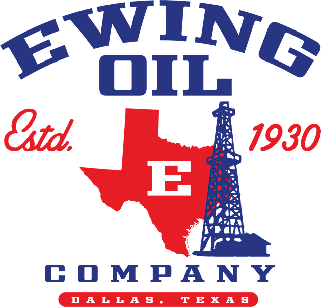 Ewing Oil Company Kids T-Shirt by MindsparkCreative