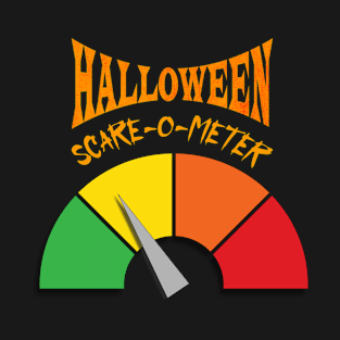 Funny Halloween scare-o-meter -  meter without readings T-Shirt