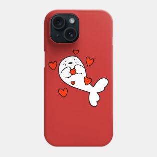 Baby Harp Seal Love Phone Case