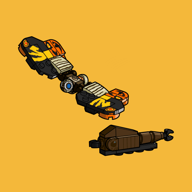 LEGO Mothra 1964 by schultzstudio