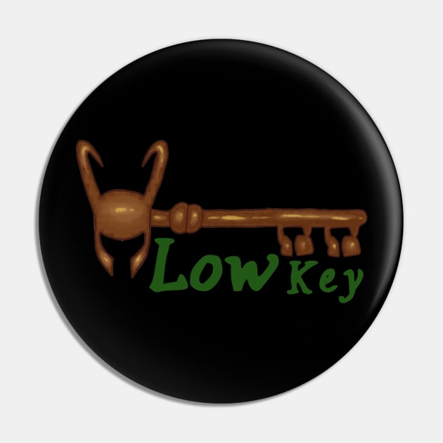 Skeleton Key Pin by MidniteSnackTees